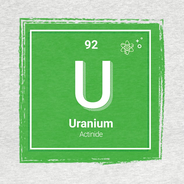 The periodic table - Uranium by Hakubiya